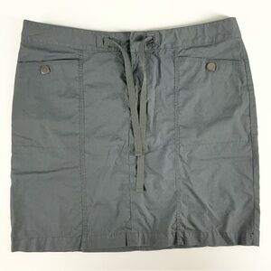 Eddie Bauer Women’s Gray Active Mini Outdoor Hiking Casual Travel Skirt Size 8
